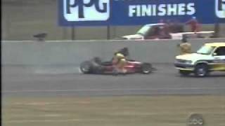 Emerson Fittipaldi Career Ending Crash [upl. by Anailuig577]