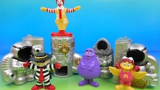 2015 HOTEL TRANSYLVANIA 2 SET OF 6 McDONALDS HAPPY MEAL COLLECTION MOVIE VIDEO REVIEW [upl. by Seiber276]