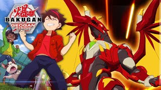 EVERY Dragonoid Battle in BAKUGAN GEOGAN RISING  Bakugan Official [upl. by Imray244]