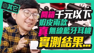 千元以下平價真無線藍牙耳機沒好貨？這兩款評比給你看！ [upl. by Lelah]