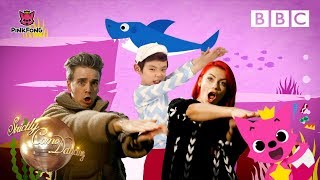 Pinkfong Baby Shark remix Strictly style  BBC Strictly [upl. by Nnylanna519]