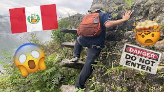 Stairs of Death  FULL ENTIRE HIKE  Wayna Huayna Picchu at Machu Picchu Peru [upl. by Yekim]