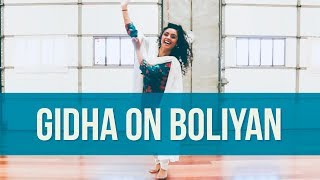 Gidha Dance on BOLIYAN  Lehmber Hussainpuri  BHANGRAlicious Dance Cover [upl. by Marelda]