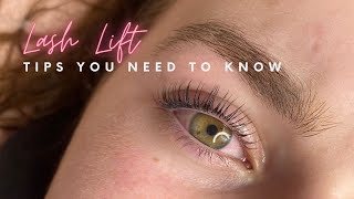 Lash lift tips amp tricks [upl. by Abas]