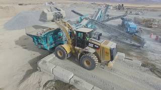 Rock Quarry Crushing Operations HD [upl. by Tifanie]