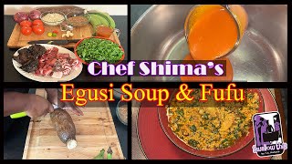 How to make Egusi Soup with Fufu [upl. by Eraste47]