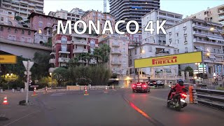 Monaco 4K  Billionaires Playground  Sunset Drive [upl. by Anirehtac]