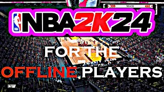 HOW TO PLAY NBA 2K24 MyCareer OFFLINE [upl. by Keyes240]