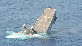 Sinking Exercise during RIMPAC • Hits by Missiles and Torpedoes Compilation [upl. by Appledorf668]