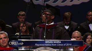 A Life Changing Graduation Speech Full Speech  Brian Nhira [upl. by Ainnos]