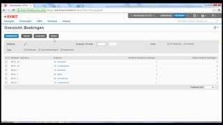 Het scherm Overzicht Boekingen in Exact Online [upl. by Berfield]