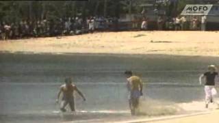 Ronald Reagan swims at Cobblers Cove Barbados [upl. by Havstad290]