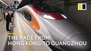 Is Hong Kong’s highspeed railway the fastest way from A to B We’re putting it to the test [upl. by Trebmer]