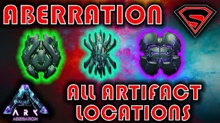 ARK ABERRATION ALL ARTIFACT LOCATIONS  ARTIFACT OF THE DEPTHS SHADOWS amp STALKER GUIDE [upl. by Ruthy]