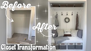 AMAZING DIY Closet Transformation BEFORE amp AFTER [upl. by Brenna549]