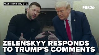 Zelenskyy responds to Trumps comments [upl. by Shreeves]