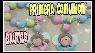 DIY Decenarios  Recuerdos para Bautizo  primera comunión  porcelana fría  Ideas Fáciles [upl. by Letitia]