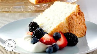 Professional Baker Teaches You How To Make ANGEL FOOD CAKE [upl. by Eam]