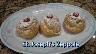 Italian Grandma Makes St Josephs Zeppole [upl. by Ellenar971]