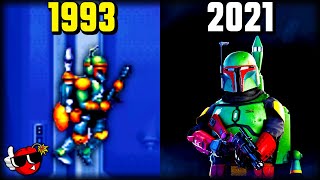 History of Boba Fett in Star Wars Games 1991  2021 [upl. by Dynah]