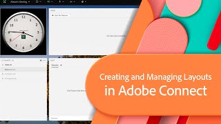 Creating and Managing Layouts in Adobe Connect [upl. by Ennyroc]