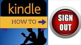 How to Sign Out of Amazon Kindle App Tutorial [upl. by Breanne]