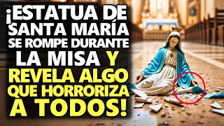 ¡Estatua De Santa María Se Rompe Durante La Misa Y Revela Algo Que Horroriza A Todos [upl. by Nnalyrehc]