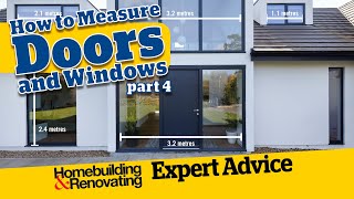 How to measure door amp window openings  ADVICE  Homebuilding [upl. by Alaaj769]