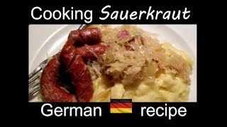 Cooked SAUERKRAUT  Delicious easy GERMAN recipe [upl. by Caryn]