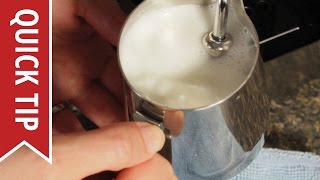 How to AutoFroth Milk for Lattes [upl. by Fitalludba475]