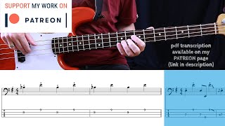 Jimi Hendrix  Purple Haze Bass cover with tabs [upl. by Corrinne]