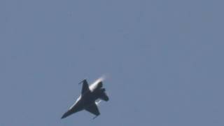 F 16 Performs at the Sound of Speed Airshow [upl. by Lauter249]