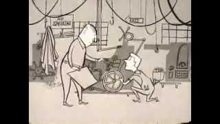 Vintage Old 1950s Animated Western Union Telegram TV Commercial [upl. by Eellehs]