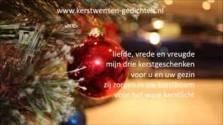 Kerstwens 2024 met mooie grappige kerstgedichten voor kerstkaart [upl. by Grimbly]