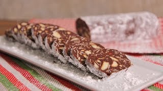 Chocolate Salami Dessert  An Italian Tradition  Ep 1311 [upl. by Venola]