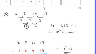 Sequences IGCSE Maths Extended Cambridge Past Paper Questions [upl. by Woodberry953]