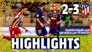 HIGHLIGHTS  Barça 23 Atlético Madrid [upl. by Erreit]