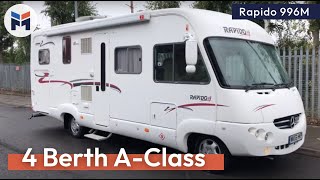 Rapido 996M Motorhome Review  WeBuyAnyMotorcaravancom [upl. by Etnuaed]