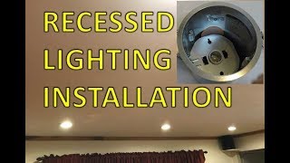 How To Install Recessed Lighting  Dimmable LED [upl. by Inavihs]