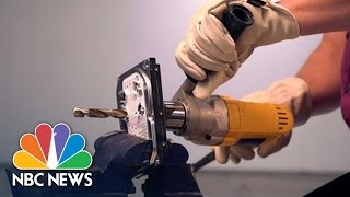 How To Demolish An Old Hard Drive And Keep Your Data Safe  NBC News [upl. by Benedic357]