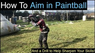 How To Aim A Paintball Gun Correctly [upl. by Ingaberg210]