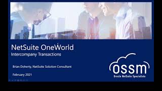 OneWorld  Best Practice Guide for Entering Intercompany Transactions in NetSuite [upl. by Nellda]