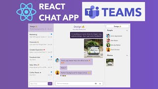 Chat Application using React JS  Build and Deploy a Chat App in 1 Hour Microsoft Teams [upl. by Aikemet]