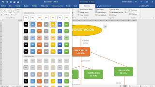 CÓMO HACER UN MAPA CONCEPTUAL EN WORD [upl. by Sorensen437]