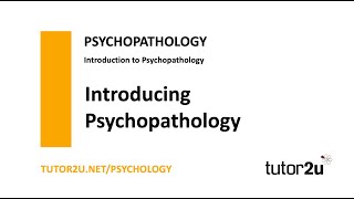 Psychopathology  Introduction  AQA A Level Psychology [upl. by Aysahc209]