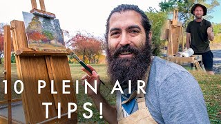 10 TIPS for Plein Air Painting Featuring Tez Dower [upl. by Peirce]