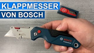 Mein neues Klappmesser von Bosch Professional [upl. by Jessamyn]