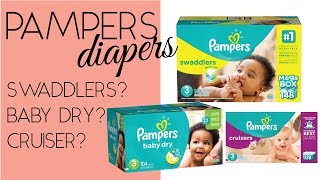 PAMPERS  SwaddlersBaby DryCruiser  REVIEW [upl. by Ahsram]