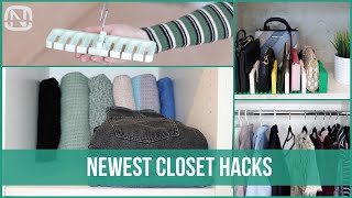 16 CLOSET ORGANIZATION HACKS  How to organize your closet  OrgaNatic [upl. by Mukerji424]