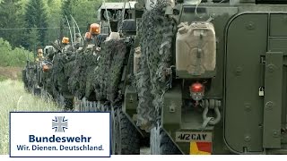 BundeswehrMarsch nach Estland  Saber Strike 2016 [upl. by Nye]